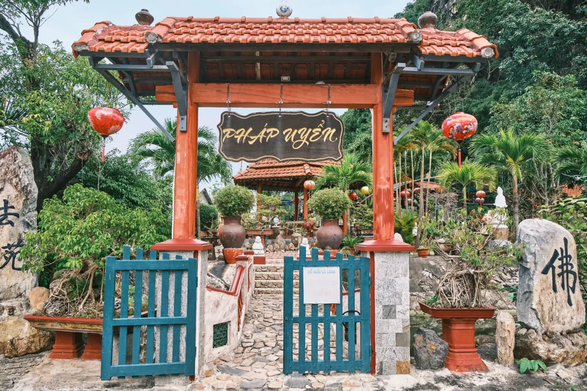 Vườn Pháp Uyển chùa Quán thế âm đà nẵng